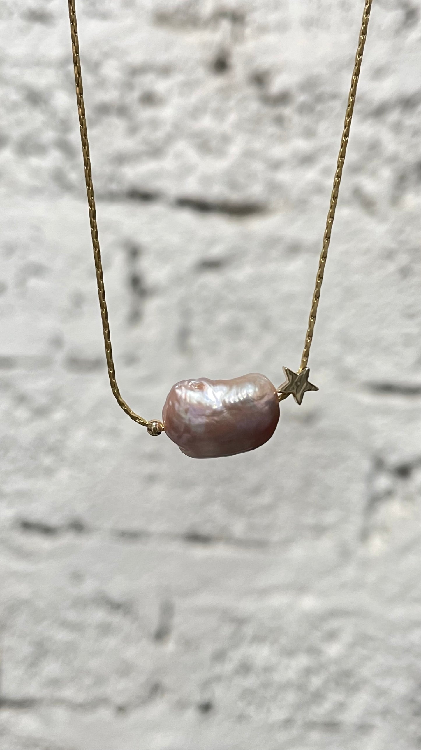 Collar Brillitos de Universo - Mineral y Estrella✨