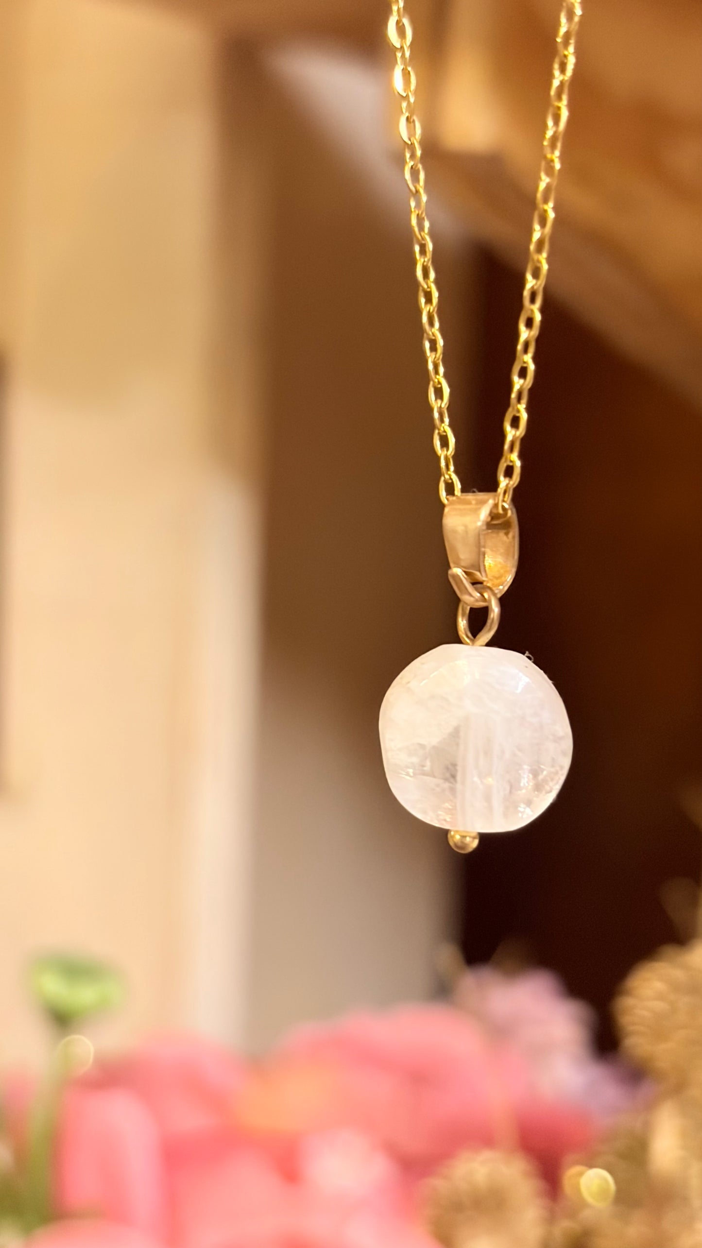 Collar Piedra de Luna  (Pieza Única)