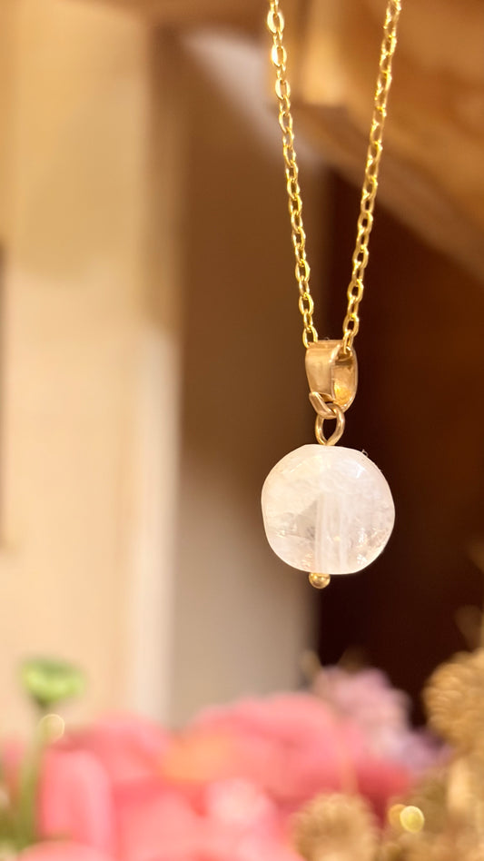 Collar Piedra de Luna  (Pieza Única)