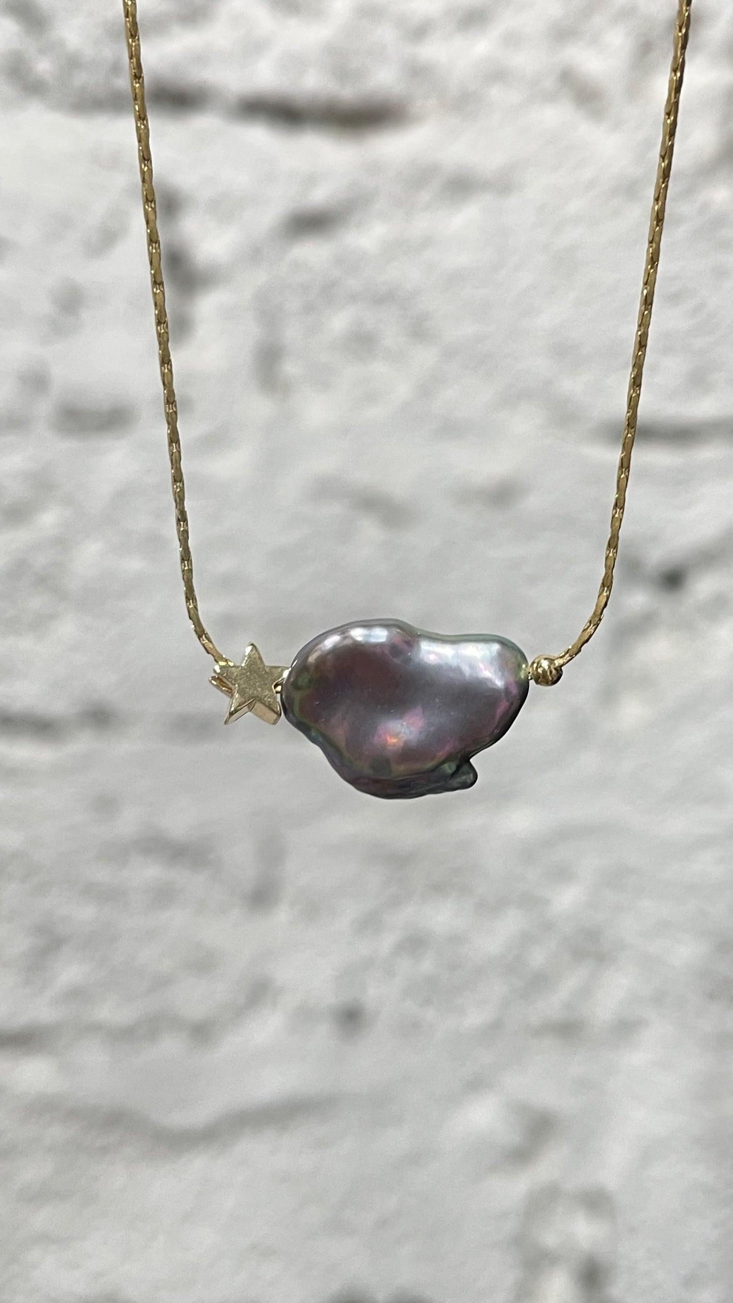 Collar Brillitos de Universo - Mineral y Estrella✨