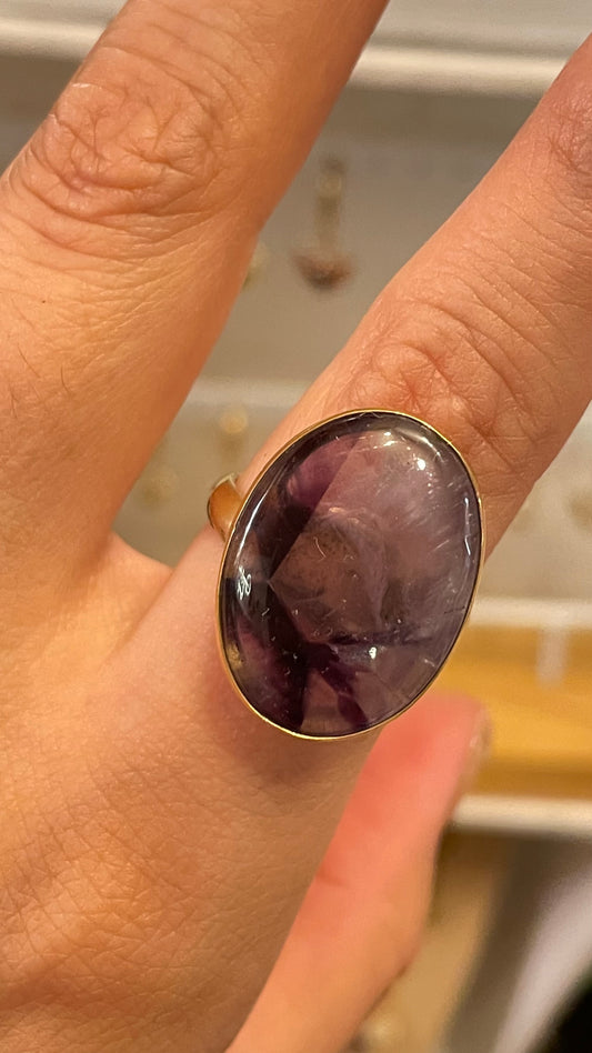 Anillo de Amatista Trapiche Maxi 2