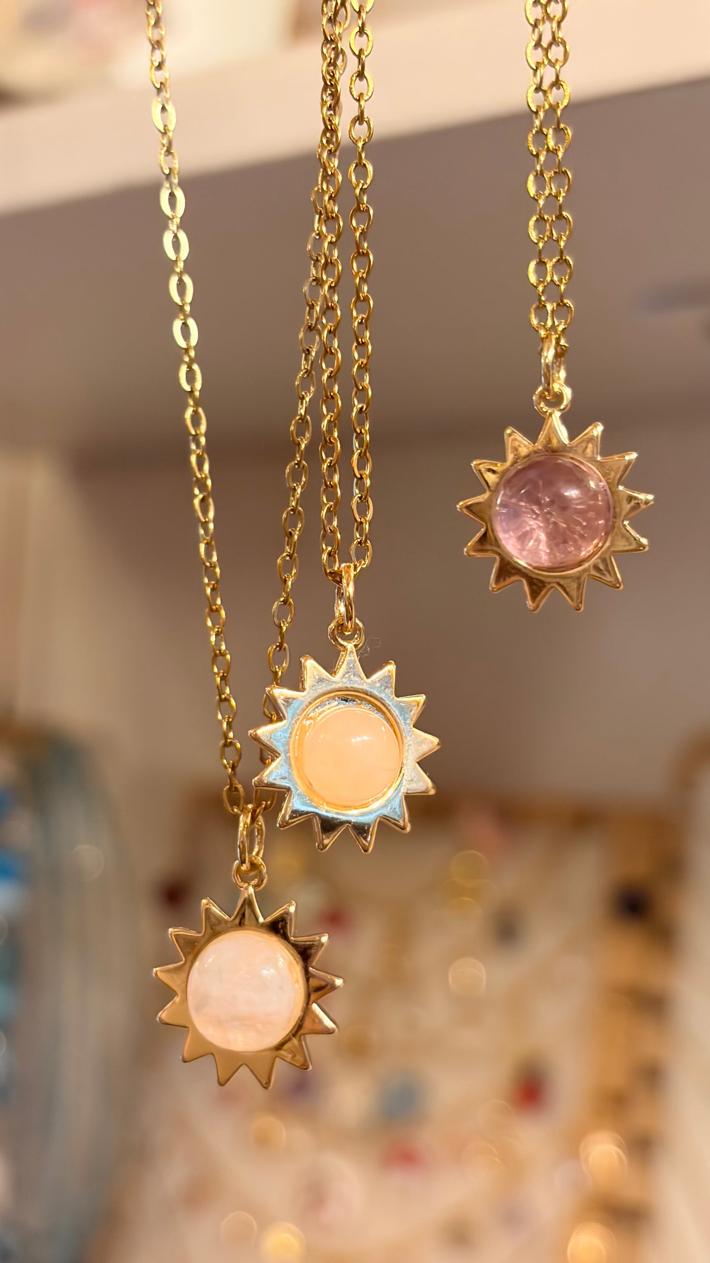 Collar Sol de Cuarzo