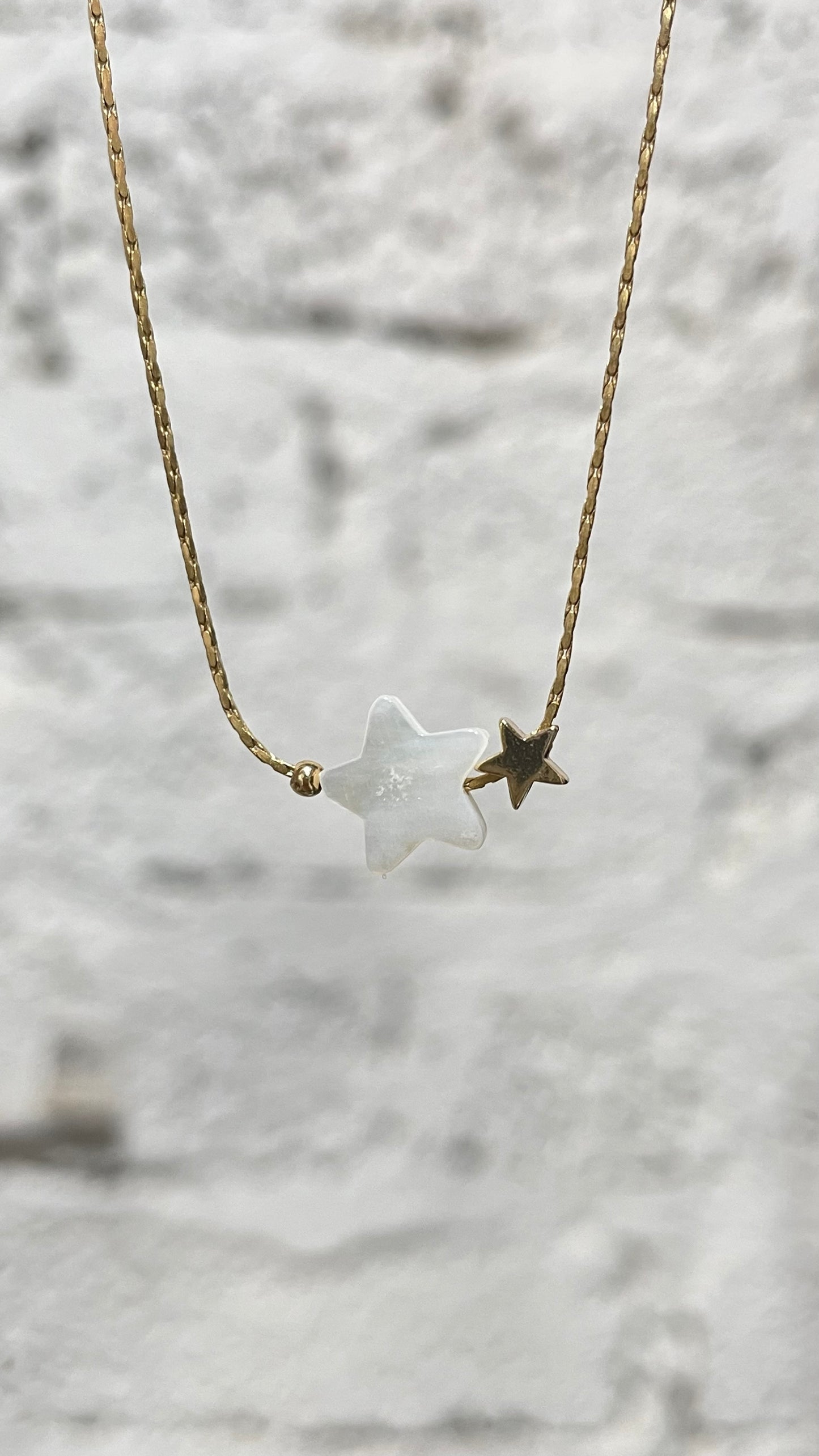Collar Brillitos de Universo - Mineral y Estrella✨