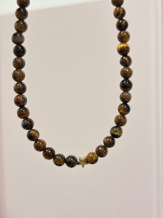 Stock de $100 Pesitos• Gargantilla Ojo de tigre