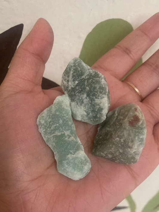 Cuarzo Verde en Bruto