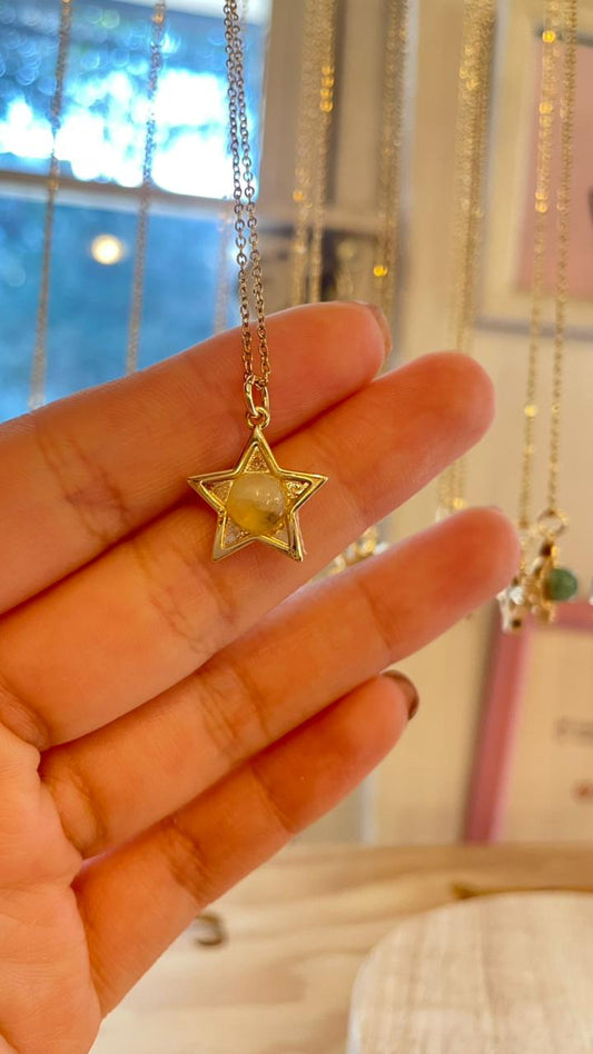 Collar Estrella de Citrino